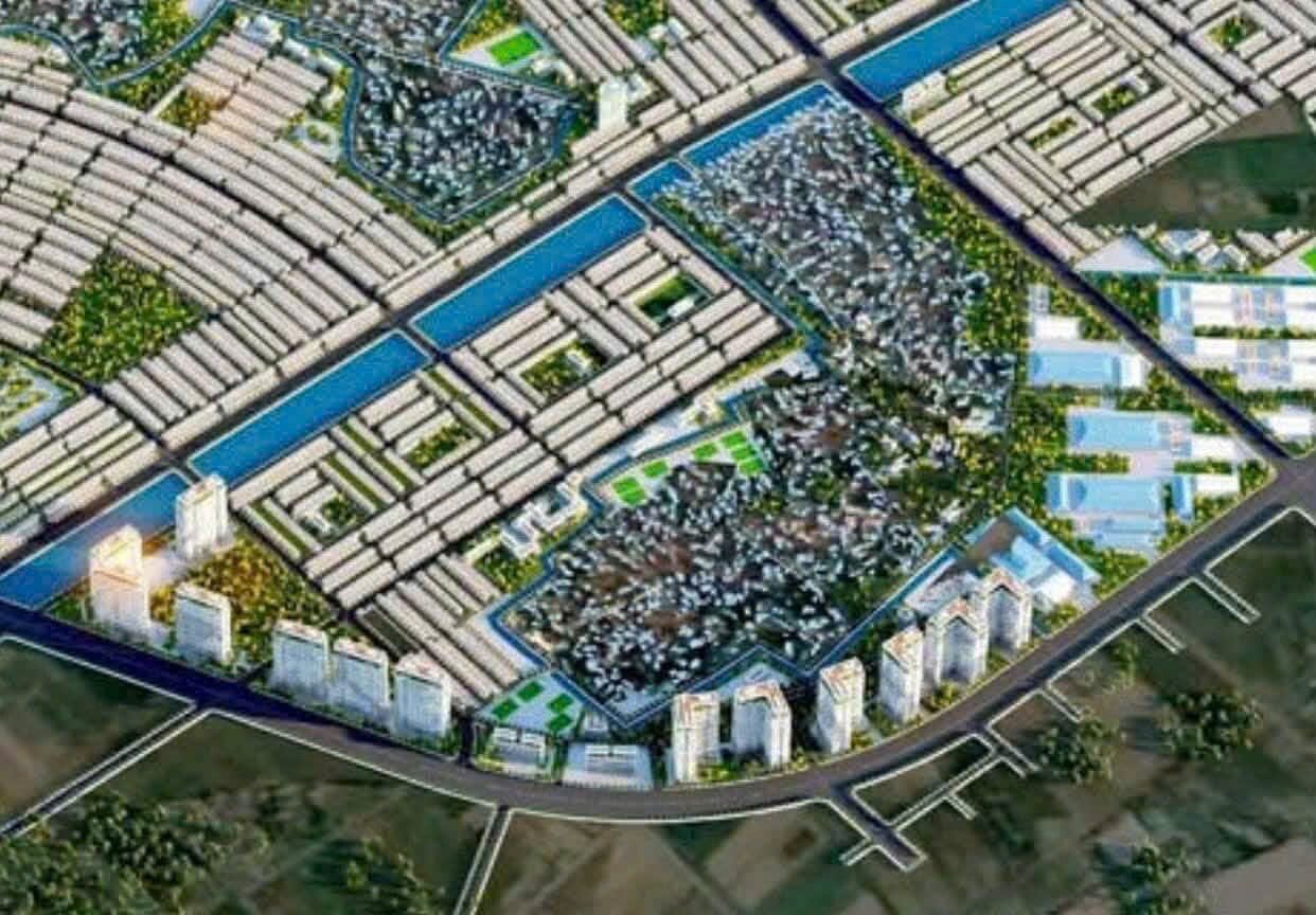 Phối cảnh khu đô thị ven kênh